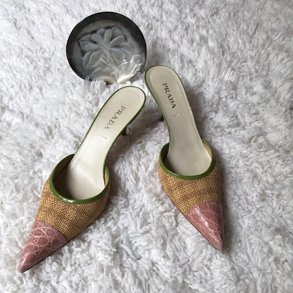 Prada Shoes - 🐱🐱 Prada Slide Kitten Heels 🐱🐱